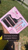 cluster lashes